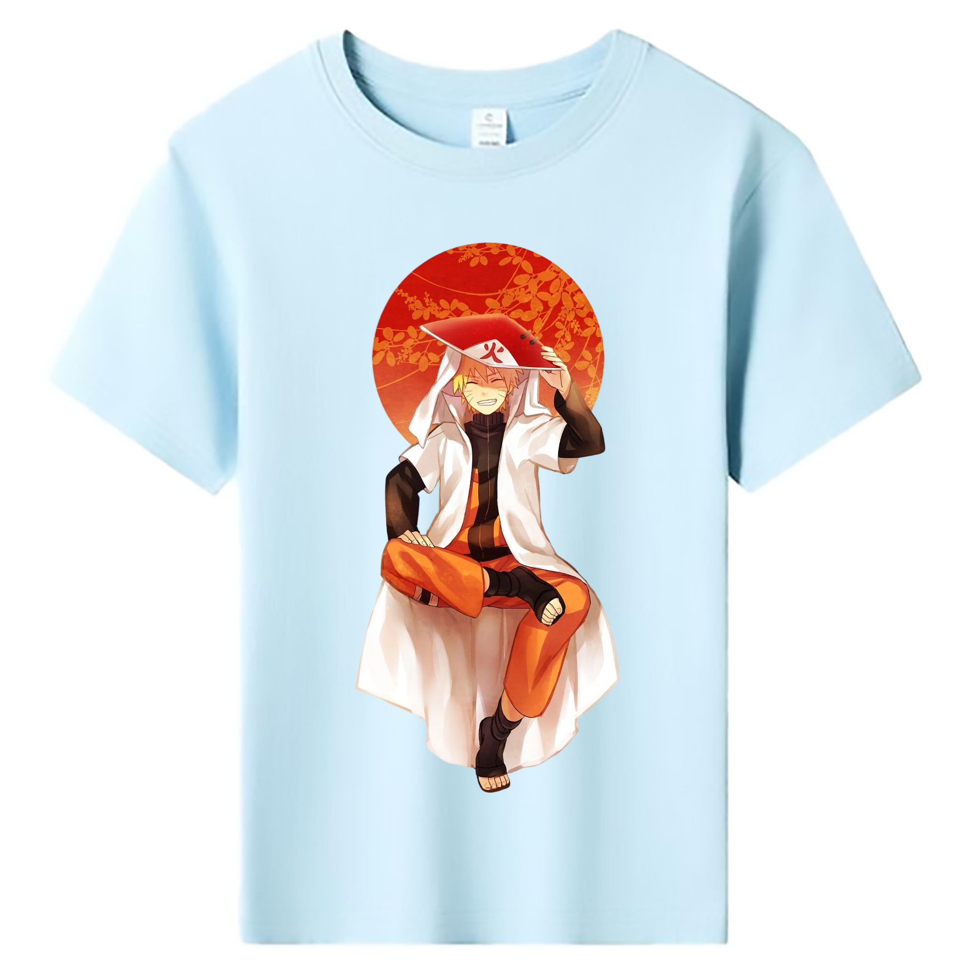 （画像用） NARUTO -ナルト- うずまき ナルト Uzumaki Naruto 綿100％キッズTシャツ（フロントプリント）